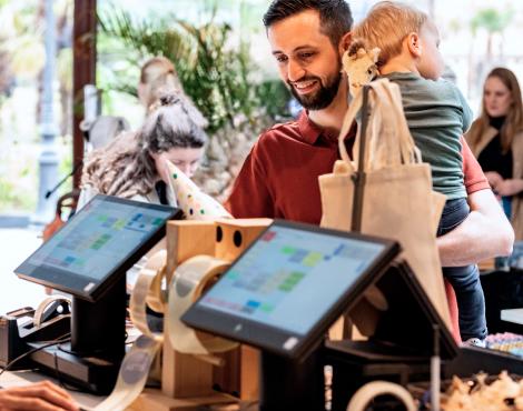 Solution Vintia - Point de vente et paiement cashless